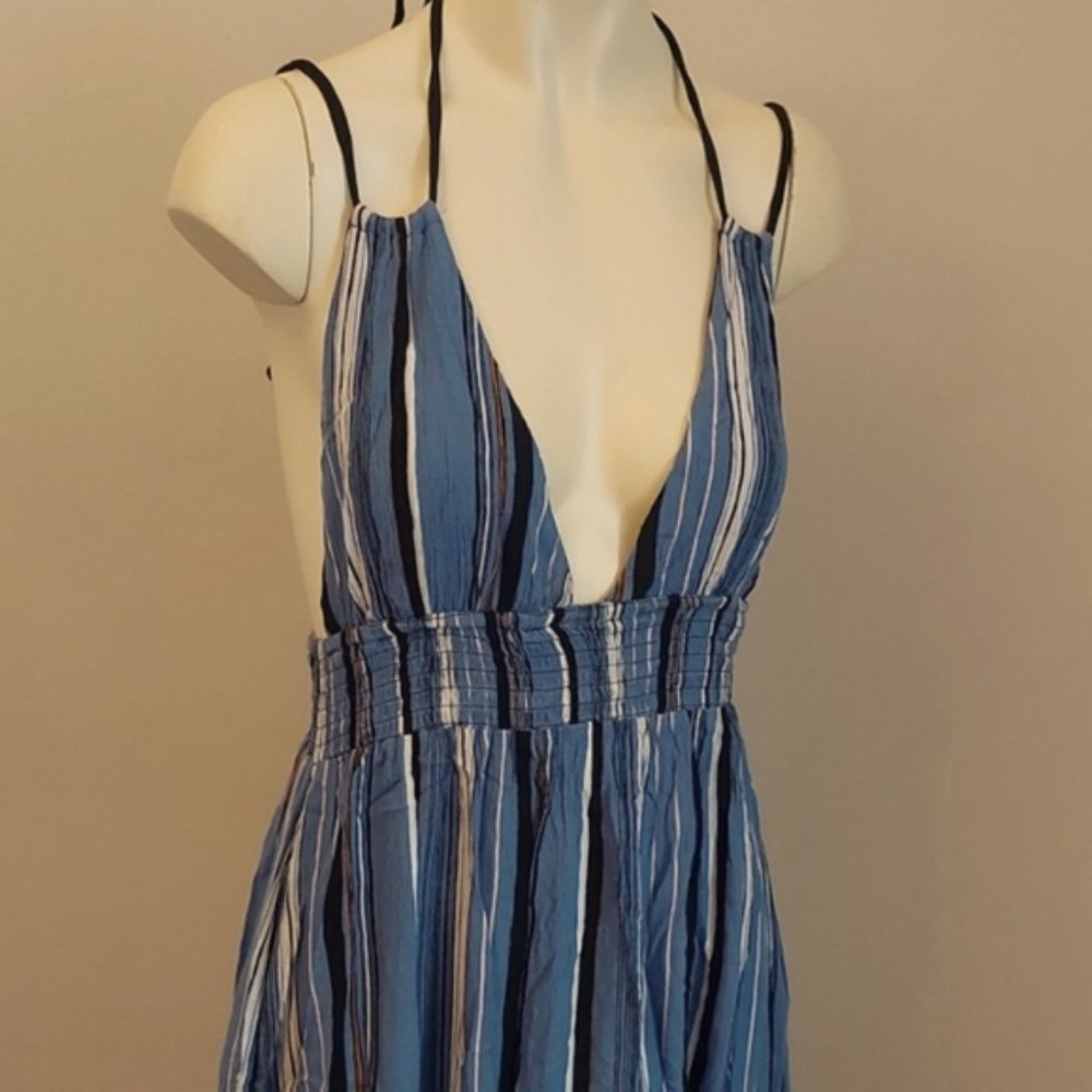 Band of Gypsies Striped Maxi Dress - Size M